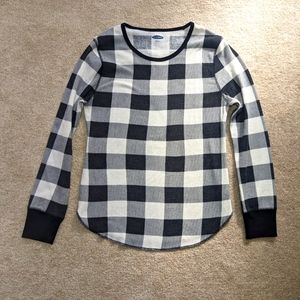 Buffalo Check Thermal Top / Old Navy Buffalo Check Shirt